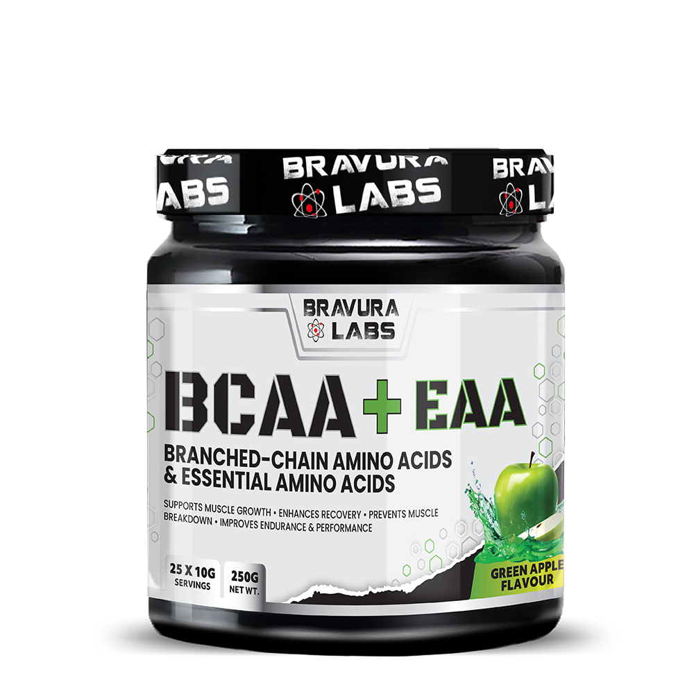 BCAA + EAA GREEN APPLE 250g - 25 Servings