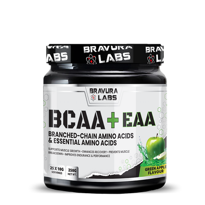 BCAA + EAA GREEN APPLE 250g - 25 Servings