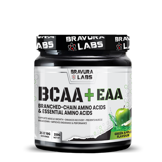 BCAA + EAA GREEN APPLE 250g - 25 Servings