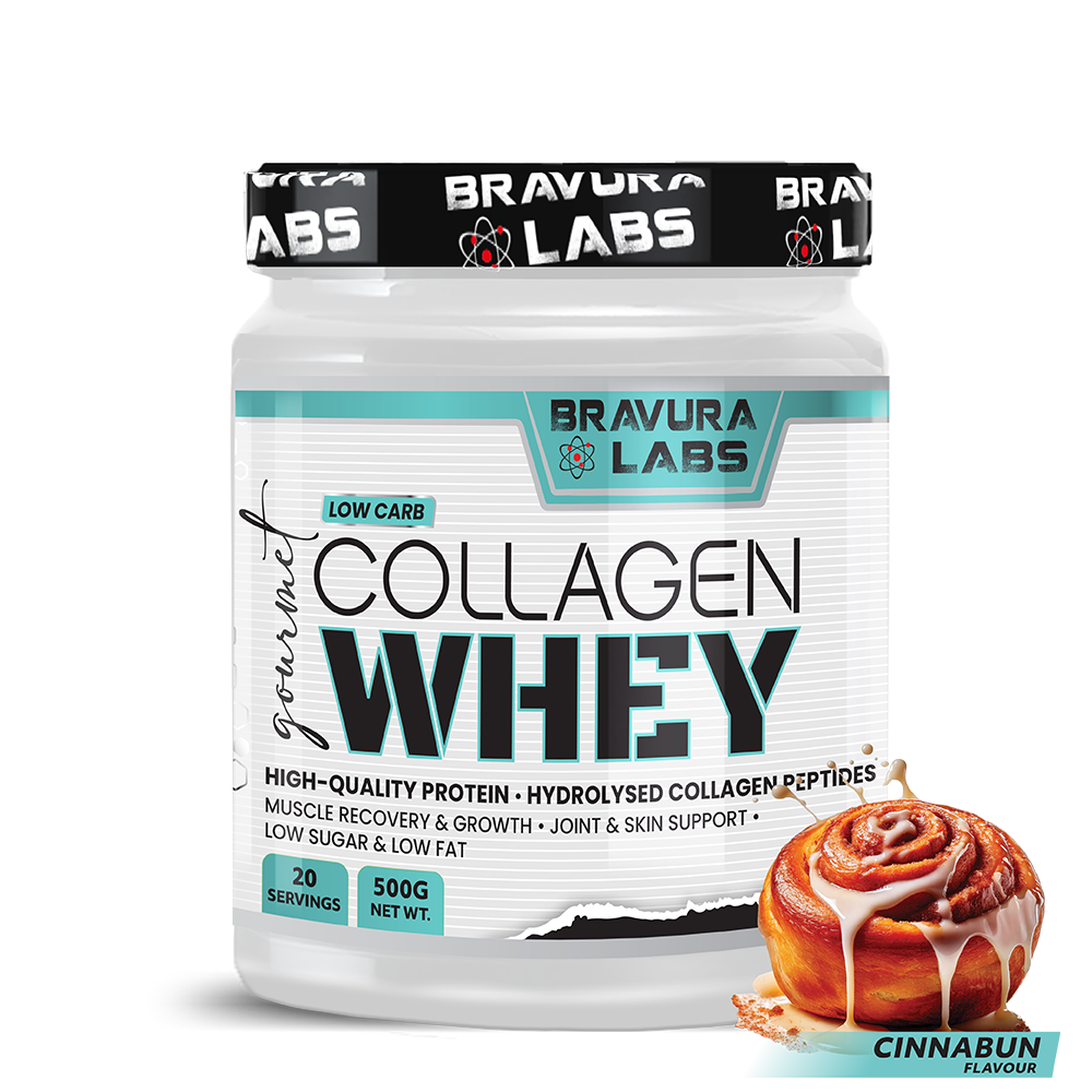 Gourmet Collagen Whey Cinnabun 500g - 20 Servings