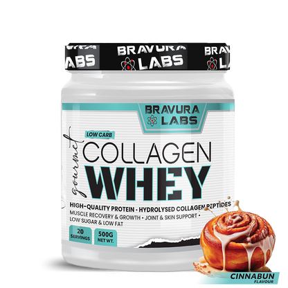 Gourmet Collagen Whey Cinnabun 500g - 20 Servings
