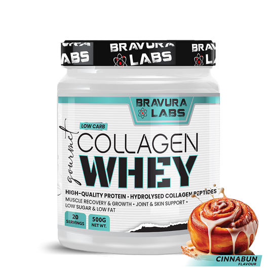 Gourmet Collagen Whey Cinnabun 500g - 20 Servings