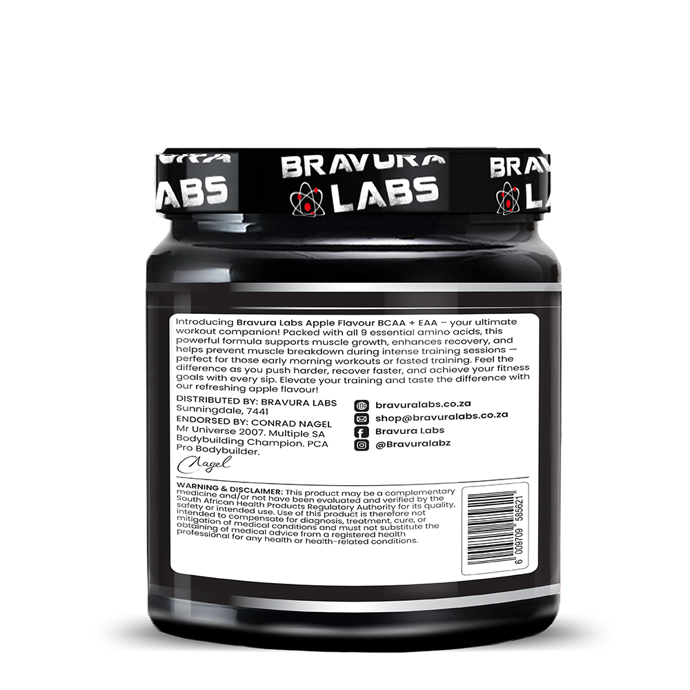 BCAA + EAA GREEN APPLE 250g - 25 Servings