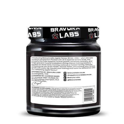 BCAA + EAA GREEN APPLE 250g - 25 Servings
