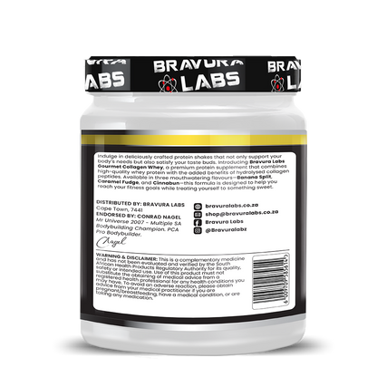 Gourmet Collagen Whey Banana Split 500g - 20 Servings