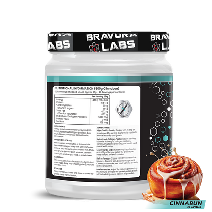 Gourmet Collagen Whey Cinnabun 500g - 20 Servings