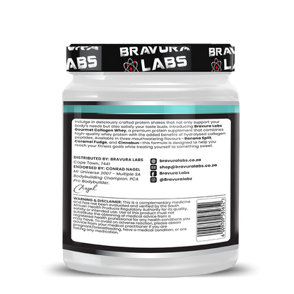 Gourmet Collagen Whey Cinnabun 500g - 20 Servings