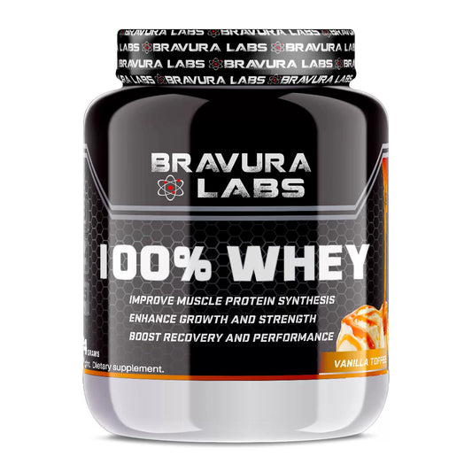 Bravura Dark Vanilla Toffee Whey Protein